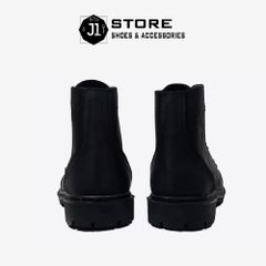 Giày Combat Boots Iron Black CK01 - Chiến Binh Da Bò Cao Cấp Đế Cao Su Đúc Nguyên Khối, Phong Cách Bụi Bặm Cho Nam