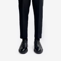 Giày Oxford Nam Da Bò Nappa J1 - Giày Tây Thanh Lịch Đế Cao Su Tăng Chiều Cao 4.5cm, Dành Cho Phong Cách Hiện Đại