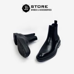 Giày Chelsea Boot Chunky Nam Da Tấm - Đế Tăng Chiều Cao 4cm, Phong Cách Sang Trọng và Thanh Lịch cho Quý Ông