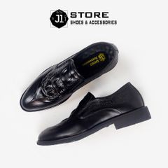 Giày Tây Lười Nam Da Nappa Vân Cá Sấu Cao Cấp Loafer Crocodile Luxury - Đế Cao Su Đúc Chống Trượt, Thoải Mái Suốt Ngày