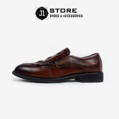 Giày Tây Lười Nam Da Nappa Vân Cá Sấu Cao Cấp Loafer Crocodile Luxury - Đế Cao Su Đúc Chống Trượt, Thoải Mái Suốt Ngày