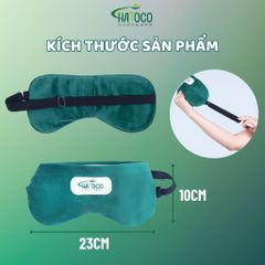 Túi Chườm Mắt Thảo Dược Hatoco - Giúp Thư Giãn, Ngủ Ngon, Chườm Nóng Bằng Lò Vi Sóng, Giảm Nhức Mỏi Mắt, Chăm Sóc Sức Khỏe Nhẹ Nhàng