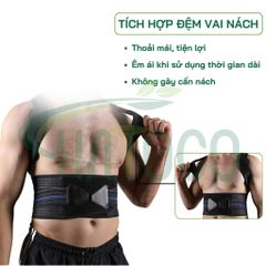 Đai Lưng Chống Gù Y Tế Hatoco Cao Cấp - Cải Thiện Tư Thế, Giảm Đau Lưng, Thoáng Khí, Hỗ Trợ Định Hình Cột Sống Cho Nam Nữ