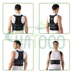 Đai Lưng Chống Gù Y Tế Hatoco Cao Cấp - Cải Thiện Tư Thế, Giảm Đau Lưng, Thoáng Khí, Hỗ Trợ Định Hình Cột Sống Cho Nam Nữ