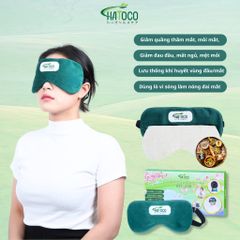 Túi Chườm Mắt Thảo Dược Hatoco Nóng Lạnh Giảm Đau Đầu, Thư Giãn, Giảm Quầng Thâm Mắt - Sản phẩm chăm sóc mắt Nhật Bản