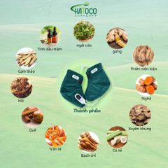 Đai Chườm Nóng Thảo Dược Hatoco - Giày Chườm Nóng Bằng Điện Giảm Nhức Mỏi Tê Lạnh Bàn Chân, Hỗ Trợ Thư Giãn và Phục Hồi Cơ Xương Khớp