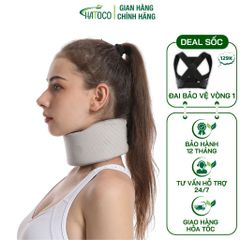 Nẹp Cổ Mềm Hatoco - Giảm Đau, Ngừa Cổ Rùa & Thoái Hóa Đốt Sống Cổ, Đai Chống Mỏi Vai Gáy, Thiết Kế Đơn Giản, Thoải Mái