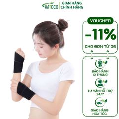 Đai Cổ Tay Từ Tính Hatoco - Giảm Đau, Cố Định, Bảo Vệ Khớp Cổ Tay Thể Thao, Chống Chấn Thương, Phù Hợp Cho Người Chơi Thể Thao, Dân Văn Phòng