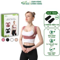 Đai Bảo Vệ Vòng 1 Hatoco - Hỗ Trợ Nâng Đỡ Khi Tập Gym, Giảm Gù Lưng, Cải Thiện Tư Thế, Thoải Mái Sử Dụng Trong Mọi Tình Huống