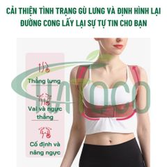 Đai Bảo Vệ Vòng 1 Hatoco - Hỗ Trợ Nâng Đỡ Khi Tập Gym, Giảm Gù Lưng, Cải Thiện Tư Thế, Thoải Mái Sử Dụng Trong Mọi Tình Huống