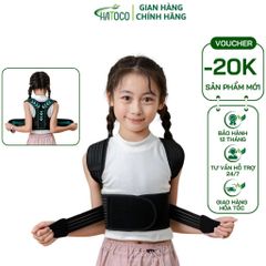 Đai Chống Gù Lưng Trẻ Em Hatoco - Hỗ Trợ Tư Thế Với Nẹp Cứng, Giảm Đau Lưng, Cổ, Vai, Gáy - Sản Phẩm Cao Cấp Cho Học Sinh