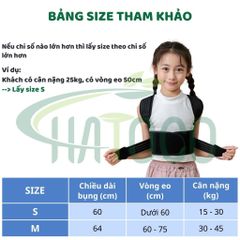 Đai Chống Gù Lưng Trẻ Em Hatoco - Hỗ Trợ Tư Thế Với Nẹp Cứng, Giảm Đau Lưng, Cổ, Vai, Gáy - Sản Phẩm Cao Cấp Cho Học Sinh