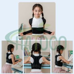 Đai Chống Gù Lưng Trẻ Em Hatoco - Hỗ Trợ Tư Thế Với Nẹp Cứng, Giảm Đau Lưng, Cổ, Vai, Gáy - Sản Phẩm Cao Cấp Cho Học Sinh