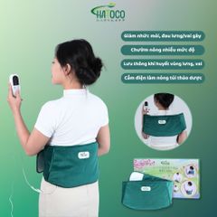 Đai Chườm Thảo Dược Hatoco Giảm Đau Lưng Hông, Chườm Nóng Đau Bụng Kinh - Hỗ Trợ Thư Giãn, Giảm Nhức Mỏi, Sản Phẩm Nhật Bản