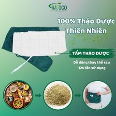 Đai Chườm Thảo Dược Hatoco Giảm Đau Lưng Hông, Chườm Nóng Đau Bụng Kinh - Hỗ Trợ Thư Giãn, Giảm Nhức Mỏi, Sản Phẩm Nhật Bản