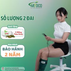 Đai Chườm Nóng Thảo Dược Hatoco Đầu Gối - Giảm Đau Nhức Khớp Gối, Hỗ Trợ Phục Hồi Chân Thương, Dễ Dàng Sử Dụng