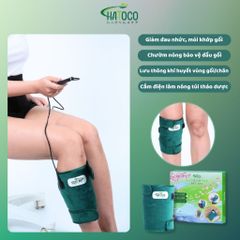 Đai Chườm Nóng Thảo Dược Hatoco Đầu Gối - Giảm Đau Nhức Khớp Gối, Hỗ Trợ Phục Hồi Chân Thương, Dễ Dàng Sử Dụng