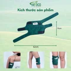Đai Chườm Nóng Thảo Dược Hatoco - Giảm Đau Khớp Gối, Thoái Hóa Đầu Gối, Căng Cứng Cơ, Dễ Sử Dụng, Hàng Nhật Bản