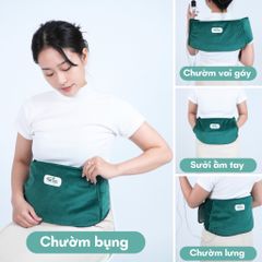 Đai Chườm Thảo Dược Hatoco Đa Năng - Giải Pháp Giảm Đau Lưng, Gáy, Chân Khớp Gối, Hỗ Trợ Tái Chế Đau Mỏi - Sản Phẩm Nhật Bản