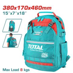 Balo Đựng Dụng Cụ Total THBP02025 - Balo Kỹ Thuật Viên Chuyên Nghiệp, Chất Liệu Chống Nước, Nhiều Ngăn Tiện Dụng