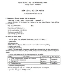 Viên Nén Lacttocol Max Hỗ Trợ Tiêu Hóa - Giảm Đầy Bụng, Khó Tiêu, Cải Thiện Đại Tràng - Thành Phần Organic 30 Viên