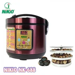 Nồi làm tỏi đen Nikio NK-688 - Dung tích 5L, công nghệ lên men tự động, tiết kiệm điện, thiết kế sang trọng, làm 1.5kg tỏi đơn giản.
