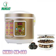 Nồi làm tỏi đen Nikio NK-688 - Dung tích 5L, công nghệ lên men tự động, tiết kiệm điện, thiết kế sang trọng, làm 1.5kg tỏi đơn giản.