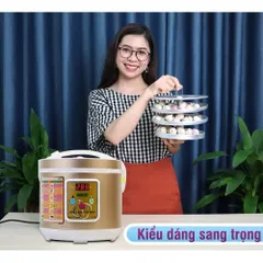 Nồi làm tỏi đen Nikio NK-688 - Dung tích 5L, công nghệ lên men tự động, tiết kiệm điện, thiết kế sang trọng, làm 1.5kg tỏi đơn giản.