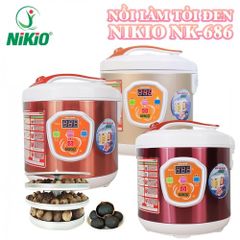 Nồi làm tỏi đen Nikio NK-686 - Dung tích 6L, công nghệ Nhật Bản, tự động điều chỉnh thời gian và nhiệt độ, làm tới 2kg tỏi tươi.