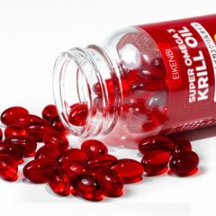 Dầu Nhuyễn Thể Super Omega 3 Krill Oil 2000mg Eikenbi Nhật Bản - 60 Viên Bổ Sung Omega-3 Tăng Cường Sức Khỏe, Chống Oxy Hóa