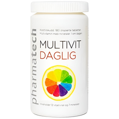 Multivit Daglig Pharmatech bổ sung vitamin và khoáng chất (180 viên)