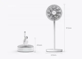 Quạt Cây Xiaomi Edon E909C - 10 Cánh Xoay 120 Độ, Tăng Giảm Chiều Cao, Gấp Gọn, Có Remote Và Đèn Ngủ - Quạt Thông Minh Tiết Kiệm Điện