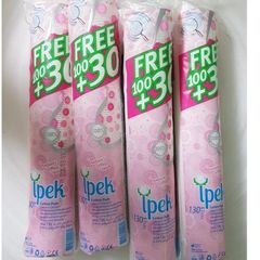 Combo 3 Gói Bông Tẩy Trang Ipek 100% Cotton - 130 Miếng Nâng Cấp Chăm Sóc Da Mịn Màng, Tiện Dụng Cho Làn Da Nhạy Cảm