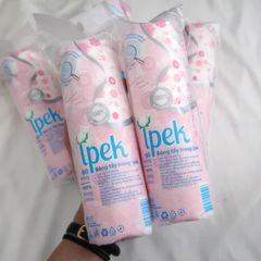 Combo 3 Gói Bông Tẩy Trang Ipek 80 Miếng - Bông Cotton Hữu Cơ, Tẩy Trang Nhẹ Nhàng cho Da Nhạy Cảm