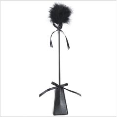 Chổi Lông Cosplay Hóa Trang Hai Đầu - Chổi Vuốt Ve Mềm Mại Dành Cho Các Cặp Đôi, 18cm, Màu Hồng, Chất Liệu Nhựa ABS