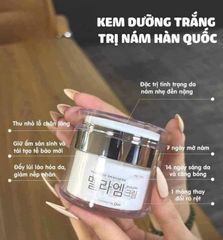 Kem trị nám Dr.MH Mela M Plus Hàn Quốc 50ml - Dưỡng sáng da, mờ thâm nám, tàn nhang, hỗ trợ cấp ẩm cho làn da mềm mịn