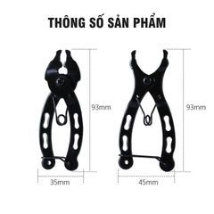 Dụng Cụ Tháo Mắt Xích Xe Đạp PÊ ĐAN - Thiết Kế Nhỏ Gọn, Thép Chống Gỉ, Dễ Dàng Sử Dụng cho Các Loại Xích 6-12 Tốc Độ