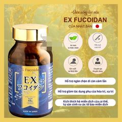 Tảo Nâu Fucoidan EX Nhật Bản - Hộp 150 Viên Uống Tăng Cường Đề Kháng, Hỗ Trợ Sức Khỏe Cho Người Trưởng Thành