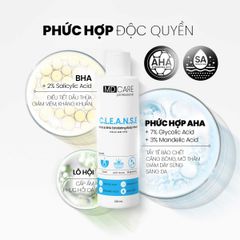 Sữa Tắm Giảm Mụn & Tẩy Tế Bào Chết MD Care - Chăm Sóc Da Mịn Màng Với AHAs & BHA, Phù Hợp Cho Da Dầu & Da Mụn