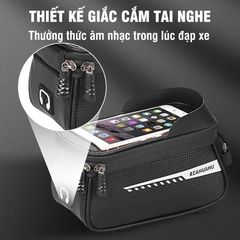 Túi Đựng Điện Thoại Xe Đạp PÊ ĐAN Chống Nước - Túi Treo Sườn Xe Đạp Đa Năng với Màn Hình Cảm Ứng TPU, Phụ Kiện Đạp Xe An Toàn
