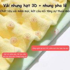 Khăn Xoa Dịu Gặm Nướu PÊ ĐAN Cho Bé Sơ Sinh - Chất Liệu Vải Bông Siêu Mềm, An Toàn Giảm Khó Chịu Khi Mọc Răng, Quà Tặng Lý Tưởng