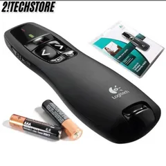 Bút Trình Chiếu Logitech R400 - Bút Laser Điều Khiển Slide PowerPoint, Trình Bày Chuyên Nghiệp, Bảo Hành 12 Tháng