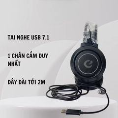 Tai Nghe Gaming JRS - M1 RGB LED 7.1 Âm Thanh Chất Lượng Cao, USB, Mic Dài - Lý Tưởng Cho PC, Laptop, Game Thủ