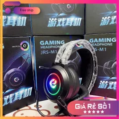 Tai Nghe Gaming JRS - M1 RGB LED 7.1 Âm Thanh Chất Lượng Cao, Micro Dài, Tương Thích PC và Laptop