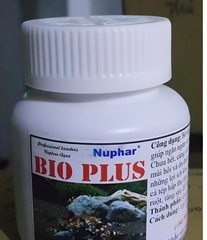 BIO PLUS NUPHAR - Men Tiêu Hóa và Khử Độc cho Cá Tép Cảnh - Hỗn Hợp Vi Sinh Giúp Cải Thiện Chất Lượng Nước