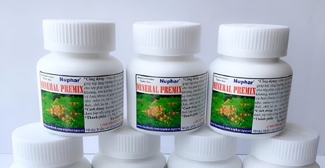 Khoáng Chất Tổng Hợp NUPHAR Mineral Premix 35g - Giúp Cá Phát Triển Khung Xương Vững Chắc và Tăng Cường Sức Đề Kháng