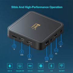 Android Tivi Box Tv98 Pro / Rocket Pro Crack Dual Wifi 2.4G và 5G,Ram 4G Rom 32GB khiển giọng nói,Kết nối Bluetooth,Xem YouTube 250595