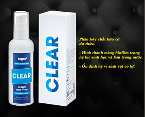 Vi Sinh KOIKA CLEAR - Chai 30ml & 105ml Xử Lý Nước Cho Cá Cảnh & Tép Cảnh, Cải Thiện Chất Lượng Nước & Ngăn Ngừa Bệnh