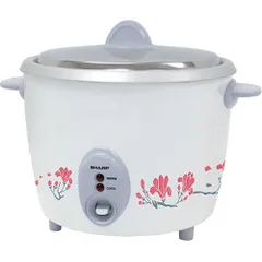 Nồi Cơm Điện Sharp KSH-D06V 0.6L - Tiết Kiệm Điện, Dễ Dàng Vệ Sinh, Nấu Cơm Ngon Cho 1-2 Người, Thiết Kế Nhỏ Gọn