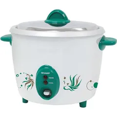 Nồi cơm điện Sharp KSH-D15V 1.5L - Thiết kế nắp rời - Công suất 530W, chống dính, giữ ấm tự động cho bữa cơm gia đình 3-5 người.